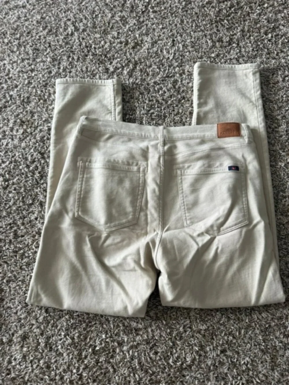 Faherty stretch 5 pocket pants new 35x32